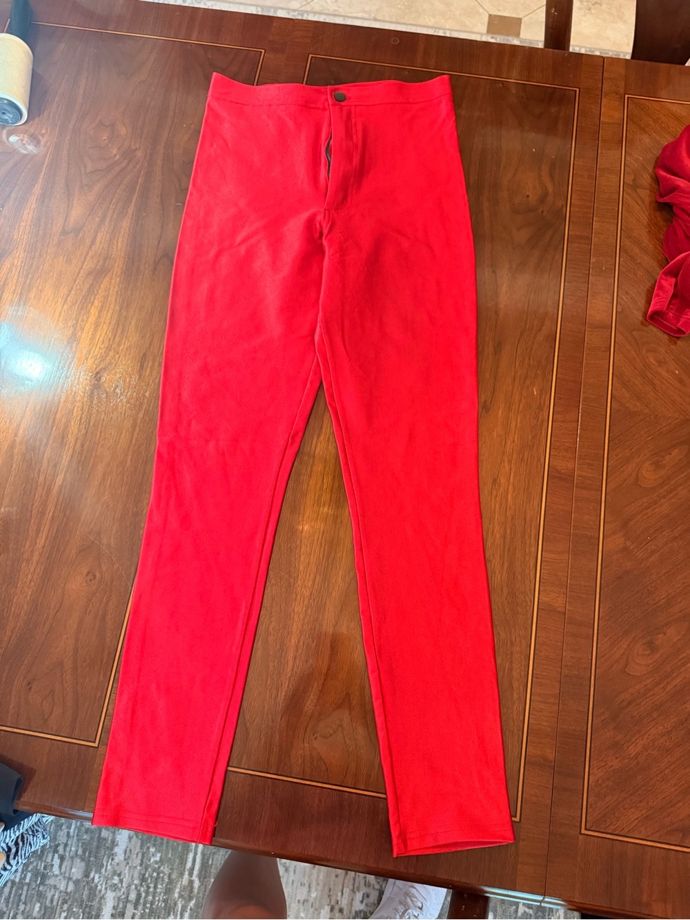 American Apparel Bright Red Crewneck Top